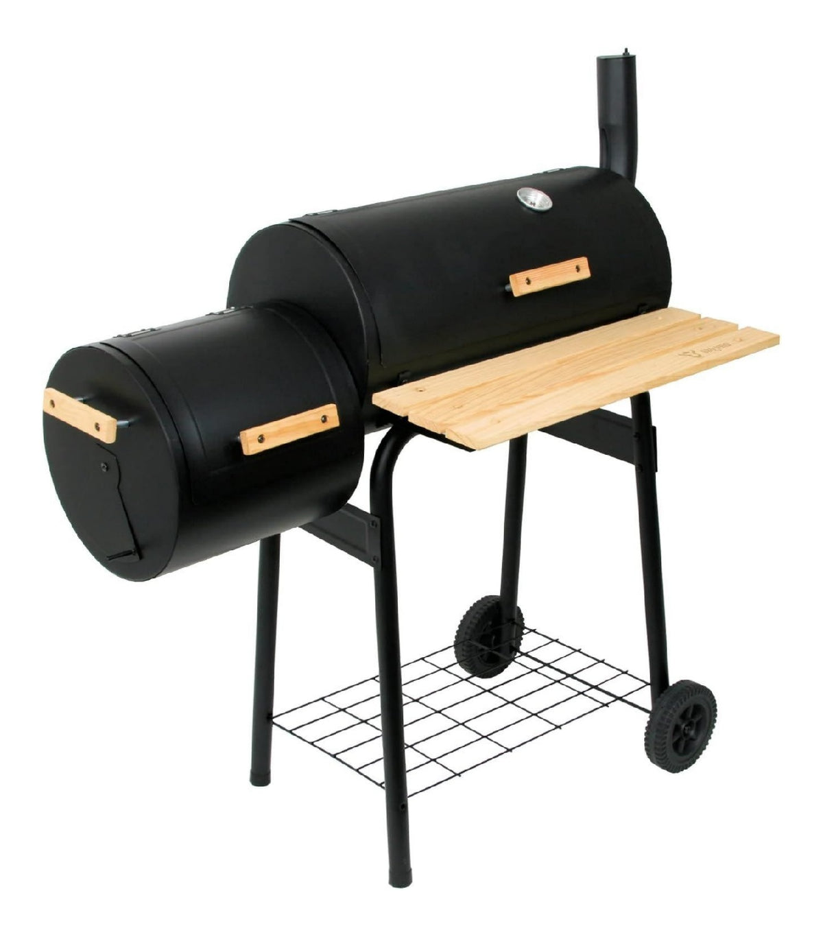 BBQ Smoker Grill Holzkohle mit Feuerbox Kombination