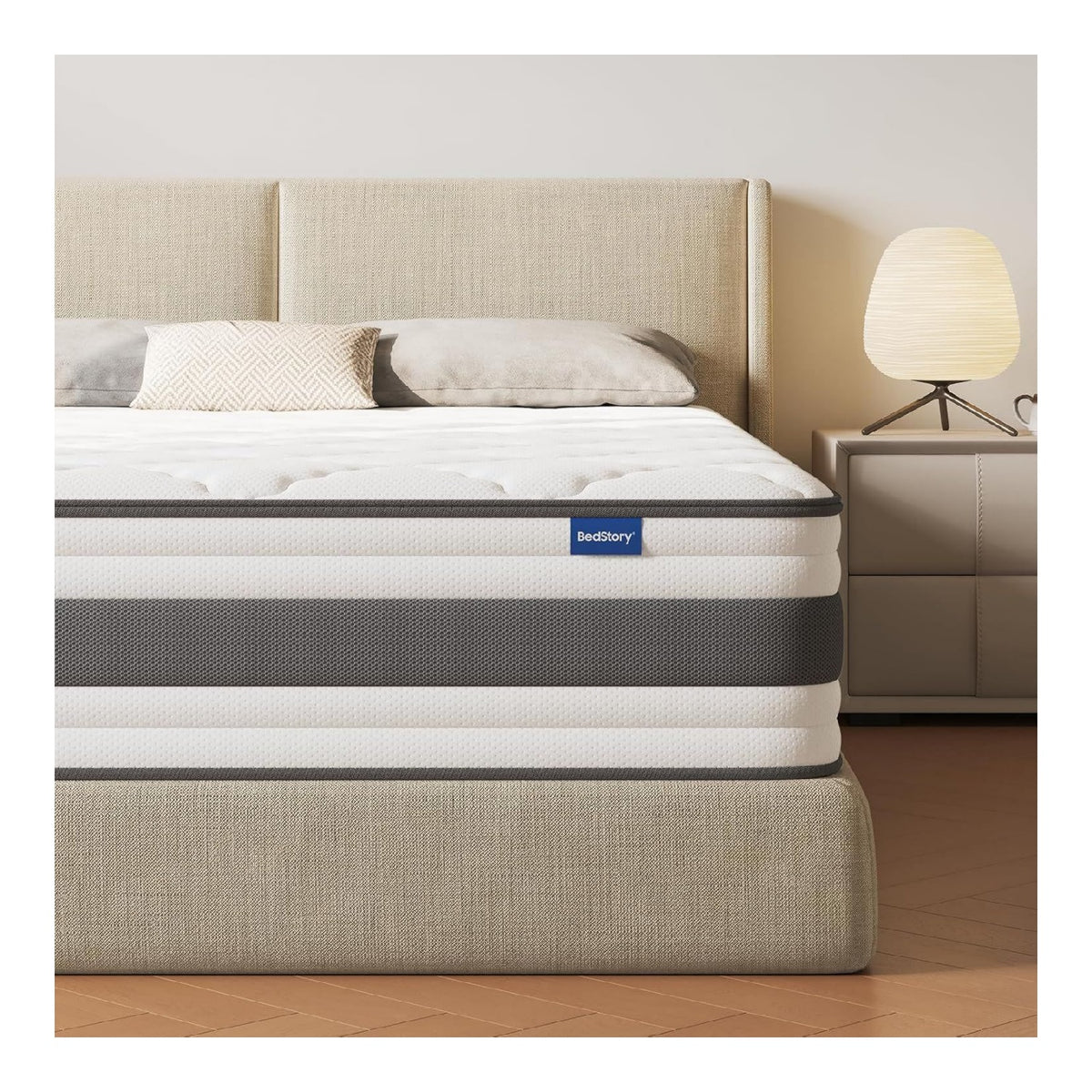 BedStory Matratze 120x200 cm Taschenfederkernmatratze 30 cm H4 mit Komfortschicht aus hochdichter Schaum orthopaedisch und ergonomisch Matratze