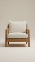 Modulares Sofa aus Eichenholz