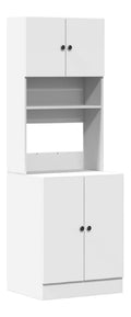 Kuechenschrank Holzwerkstoff Weiss 60x50x180 cm