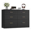 Custos Kollektion - Kommode Schwarz 40 x 119 x 78 cm Kommodenschrank modern