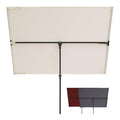 Doppler Active Balkonblende I Sonnenschutz fuer Balkon Terrasse I Flexibler Sichtschutz I Sonnenschirm rechteckig drehbar I flexibler Gartenschirm