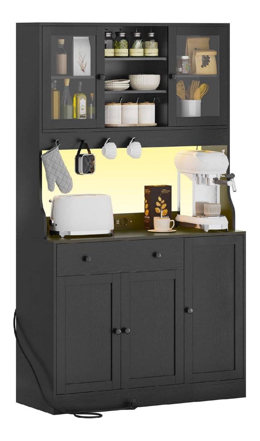 EL ZORRO 71518 Grillschublade mit Heber und Grillrost aus edelstahl 61 x 40 x 33 cm