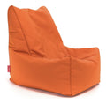 Ecopuf Solid Pouf Sitzsack aus wasserdichtem Polyester WaterProof Oxford Outdoor Puff Poltrona Sitzsack mit hoher Rueckenlehne Poltrona Sitzsack fuer