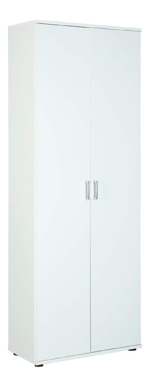 Inter Link Mehrzweckschrank Aktenschrank Allzweckschrank 2 Tueren Breite70cm Tiefe 34 cm Hoehe 190 cm inkl. 5 Einlageboeden Melaminbeschichtet