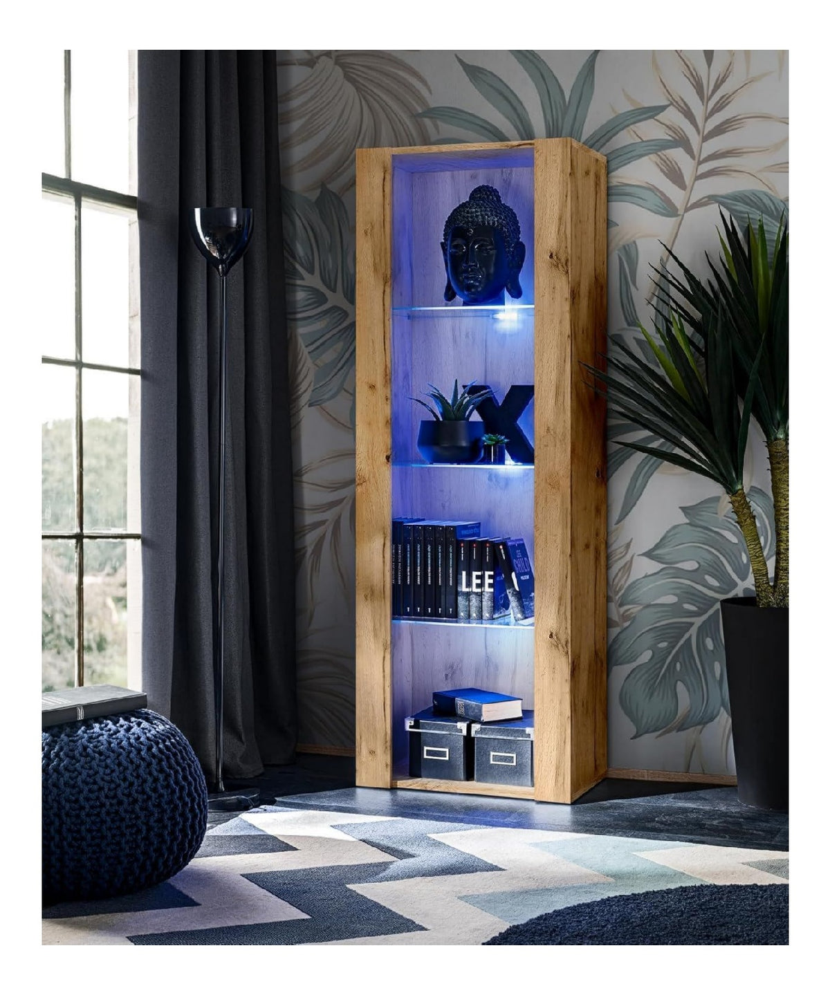 Komodee Vitrine Tivoli A1 Wotan/Wotan 55x159x35 cm