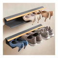 Armore Schuhregal modern Grau holz platzsparend schlank