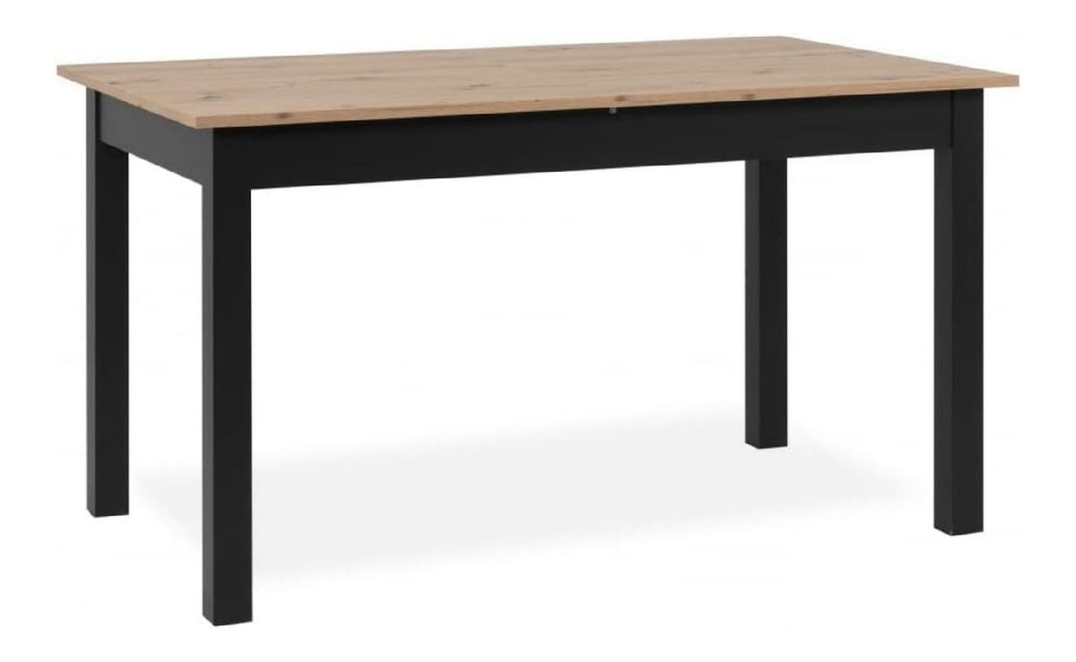 003410 Esszimmertisch 120 Kuechentisch in Artisan Nb./ca. ausziehbar 160 cm Schwarz eiche 120 x 76 x 70 cm