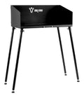 Kuechenschrank mit Arbeitsplatte Schwarz Sideboard mit LED Steckdose