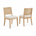 2er Set Esszimmerst¨¹hle aus Echtholz und Ra