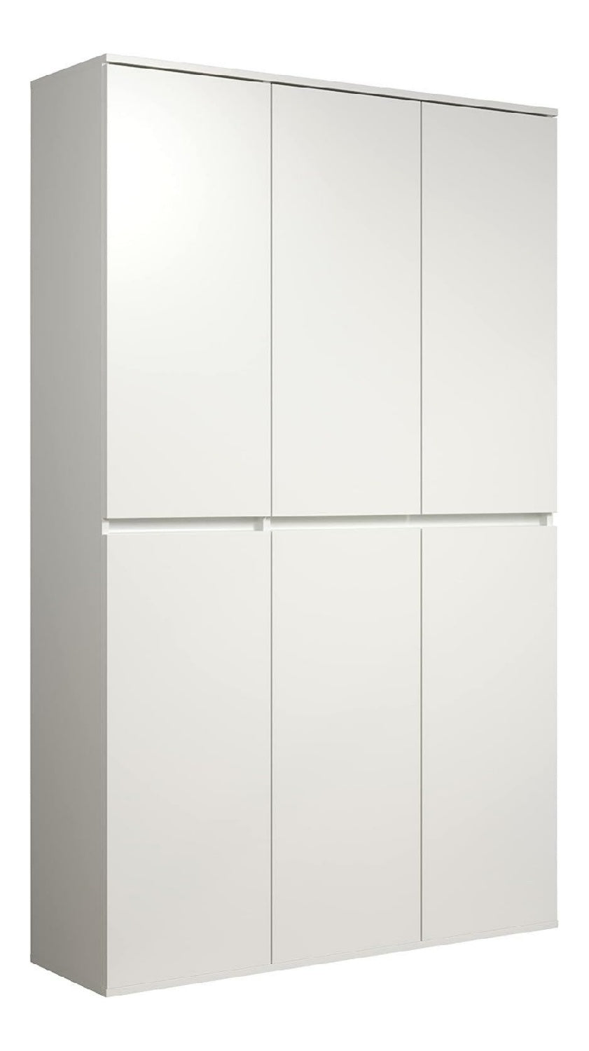 Trendteam Nevada Mehrzweckschrank Weiss 6 Tueren 11119134 cm