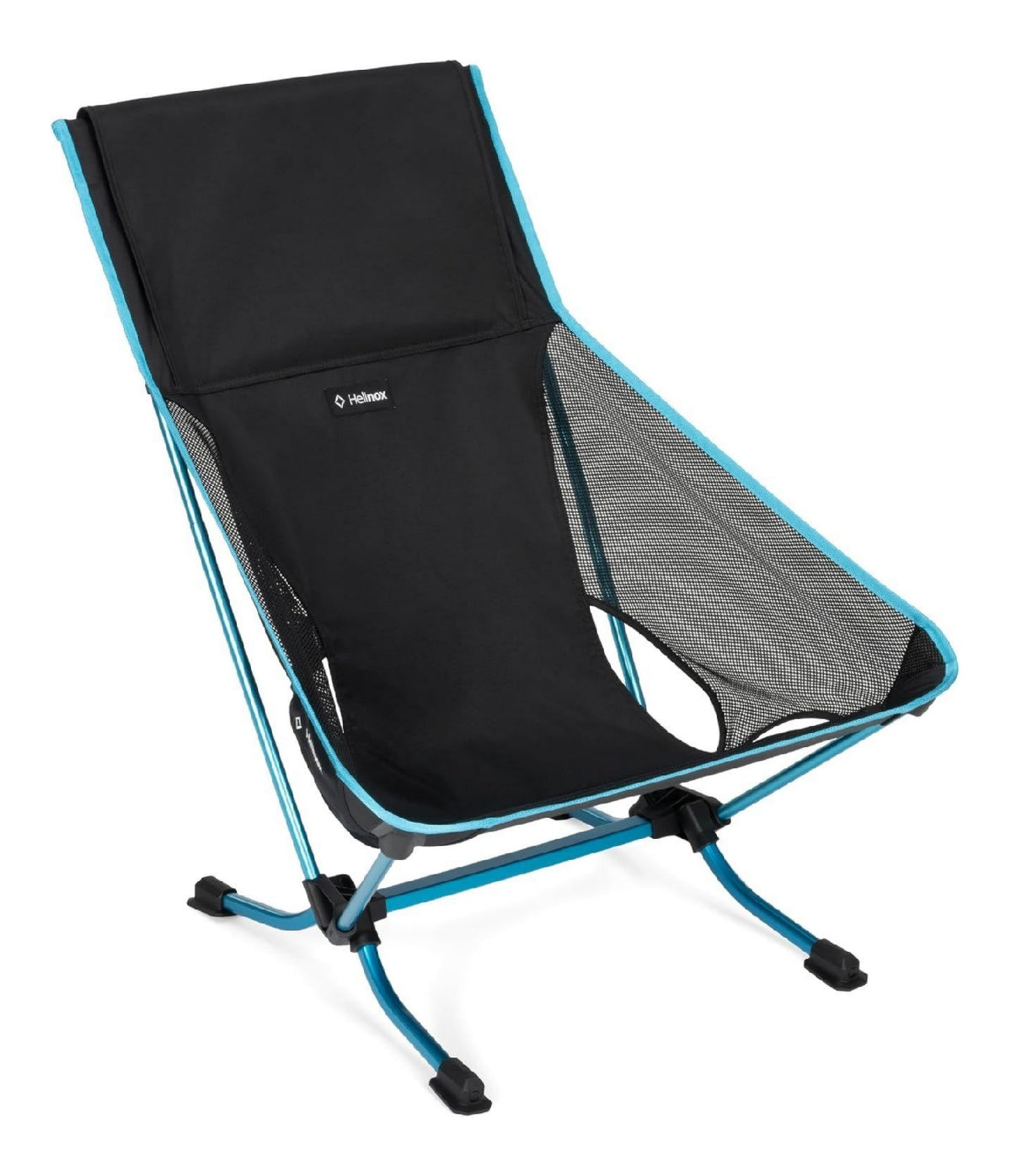Helinox Beach Chair (re) Schwarz Leichtgewichtiger Faltbarer Strandstuhl Nachhaltige Materialien