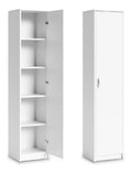 Collective Buecherregal Kleiderschrank Regal Schrank Mehrzweckschrank mit 4 Einlegeboeden Aktenschrank Garderobenschrank (BxTxH) fuer Schlafzimmer