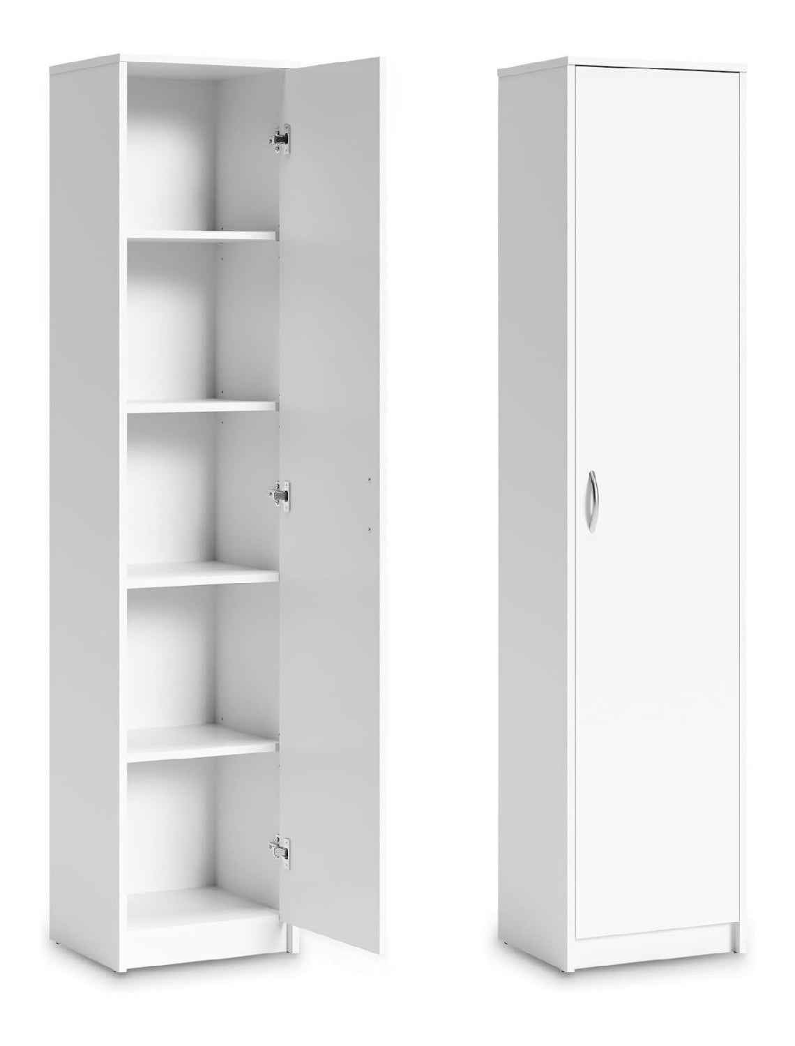 Collective Buecherregal Kleiderschrank Regal Schrank Mehrzweckschrank mit 4 Einlegeboeden Aktenschrank Garderobenschrank (BxTxH) fuer Schlafzimmer